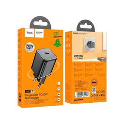 Зарядний пристрій HOCO N40 Mighty USB-C PD20W Black (6942007616966)