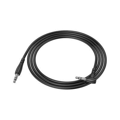 Кабель мультимедийный 3.5mm M to 3.5mm M 1.0m black BOROFONE (6974443382167)