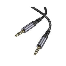 Кабель мультимедийный 3.5mm M to 3.5mm M grey BOROFONE (6941991118968)