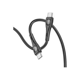 Дата кабель USB-C to USB-C 1.0m 60W Superior BX98 black BOROFONE (6941991104497)
