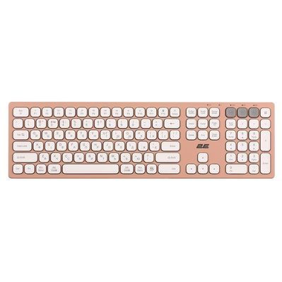 Клавіатура 2E KS270 109key Wireless UA Rose/White (2E-KS270WBPN_UA)
