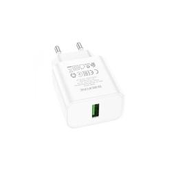 Зарядное устройство BOROFONE BA72A Spring USB QC3.0 White (6974443388558)
