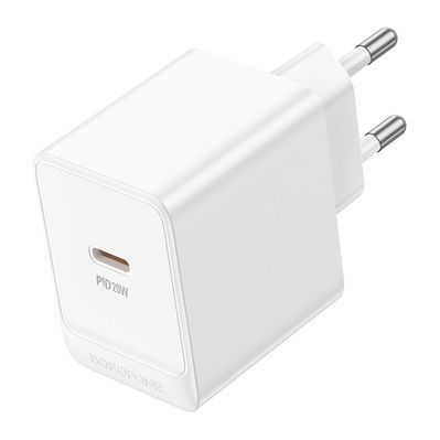 Зарядний пристрій BOROFONE BAS13A Erudite USB-C PD20W White (6941991104862)