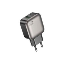 Зарядное устройство BOROFONE BAS55A Absolute 1xUSB-C PD30W + 1xUSB QC3.0 Black (6941991116230)