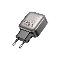 Зарядное устройство BOROFONE BAS55A Absolute 1xUSB-C PD30W + 1xUSB QC3.0 Black (6941991116230)