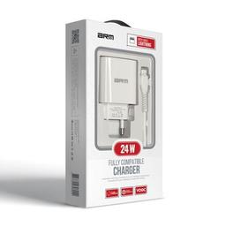 Зарядное устройство Armorstandart AR012 Basic USB 24W + cable USB to Lightning White (ARM69894)
