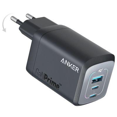 Зарядное устройство Anker GaNPrime 67W 2xUSB-C PD + 1xUSB-A Black (A2669313)