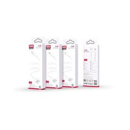 Дата кабель USB 2.0 AM to Lightning 1.0m Rock XO (NB230_L_White)