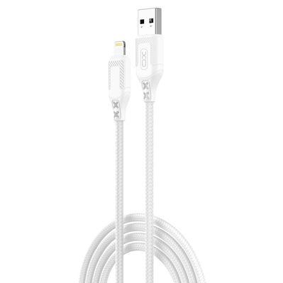 Дата кабель USB 2.0 AM to Lightning 1.0m braided Zebra XO (NB235_L_White)