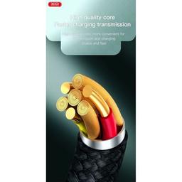 Дата кабель USB-C to Lightning 1.0m 27W braided XO (NBQ236A_Black)