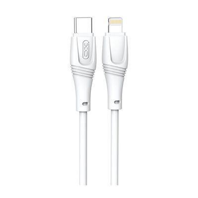 Дата кабель USB-C to Lightning 1.0m 27W High Elastic Zeus XO (NBQ239A_White)