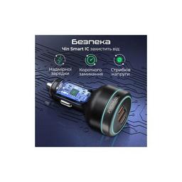 Зарядное устройство Promate 2xUSB-C PD + USB-A QC3.0 (powerdrive-230)