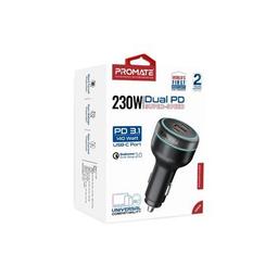 Зарядное устройство Promate 2xUSB-C PD + USB-A QC3.0 (powerdrive-230)