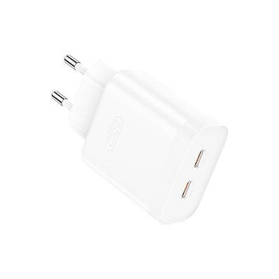 Зарядное устройство XO L105 2xUSB-C PD35W White (L105.white)