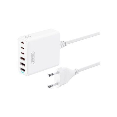 Зарядное устройство XO L133 3xUSB-A + 3xUSB-C 75W White (L133.white)
