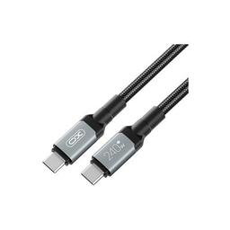 Дата кабель USB-C to USB-C NBQ264A-CC black XO (NB-Q264A-CC.black)