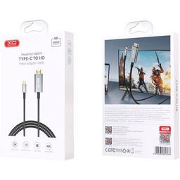 Кабель мультимедійний USB-C to HDMI M 1.8m XO (GB019-CHDMI.tranish)