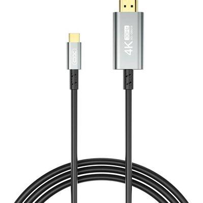 Кабель мультимедійний USB-C to HDMI M 1.8m XO (GB019-CHDMI.tranish)