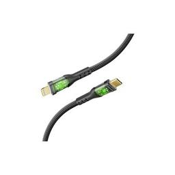 Дата кабель USB-C to Lightning 1.2m 27W PD TransLine-CI black Promate (transline-ci.black)