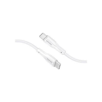 Дата кабель USB-C to USB-C 2.0m 3A xCord-CC200 white Promate (xcord-cc200.white)