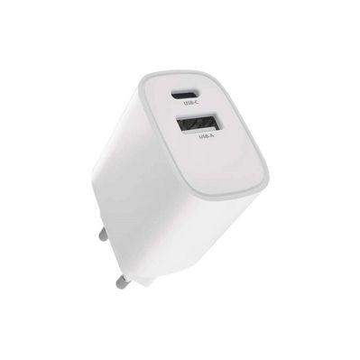 Зарядний пристрій EMOS V02B15 1xUSB-A + 1xUSB-C 15W GaN (V02B15)