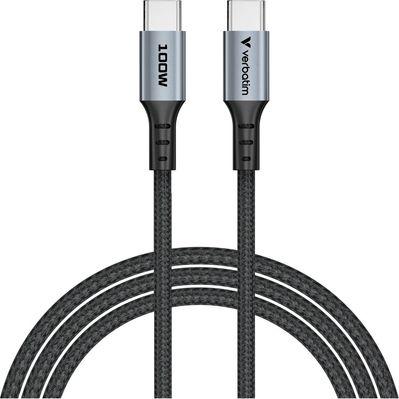 Дата кабель USB-C to USB-C 1.2m 60W black Verbatim (31845)