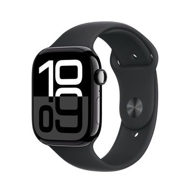 Смарт-годинник Apple Watch Series 10 GPS + Cellular 42mm Natural Titanium Case with Stone Grey Sport Band - S/M (MWXD3QH/A)