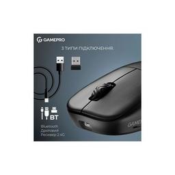 Мышка GamePro Asgard Loki Wireless/USB Black (GM022B)