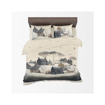 Постільна білизна Home Line Хатки з птахами, бязь, полуторний (184469)