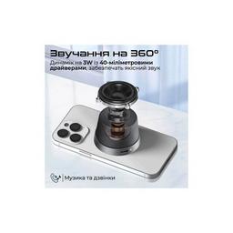 Акустична система Promate Punch 3 Вт Black (punch.black)