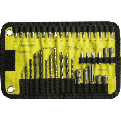 Набор сверл и бит Ryobi RAK40RM 40шт, чехол (5132002264)