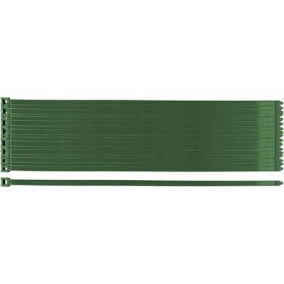 Стяжка Neo Tools 50шт, пластик, 7.6х380мм, зелена (15-971)