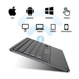 Клавиатура BeCover (265х185 мм) with TouchPad Bluetooth UA Black (713401)