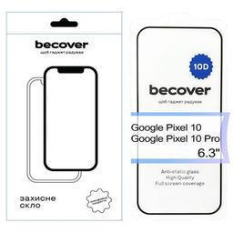 Стекло защитное BeCover Google Pixel 10 / 10 Pro 10D Black (713672)