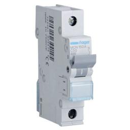 Автоматичний вимикач Hager 1-п. C 50A (6kA) 1M (A) (MCN150)