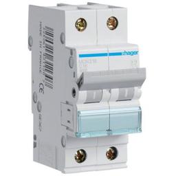 Автоматичний вимикач Hager 2-п. C 16A (6kA) 2M (A) (MCN216)