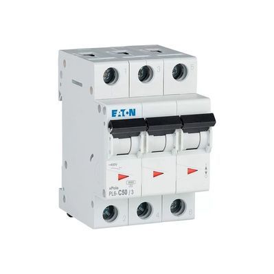 Автоматичний вимикач Eaton 3-п. М3 С 50А PL6 6кА