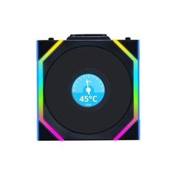 Кулер для корпуса Lian Li Uni Fan SL WIRELESS LCD Reverse, 120-1 (G99.12RSLLCD1W1B.00)