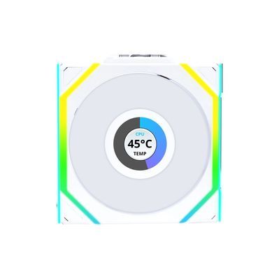 Кулер до корпусу Lian Li Uni Fan SL WIRELESS LCD Reverse, 120-1 (G99.12RSLLCD1W1W.00)