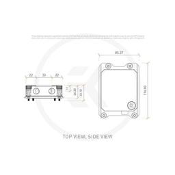Водоблок Ekwb EK-Pro CPU WB sTR Rack - Nickel + Acetal (3831109844076)