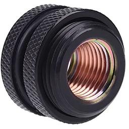 Фитинг для СЖО Alphacool HF bulkhead connector passthrough G1/4 - deep black (17069)