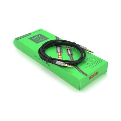 Кабель мультимедійний 3.5mm M to 3.5mm M 1.0m black iKAKU (YT-AUXGJ(M)/(M)-KSC-389-B)