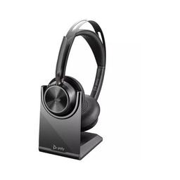 Навушники Poly Voyager Focus 2 MS Stereo USB-C + USB-C/A Adapter + Charging Stand Black (9T9J6AA)