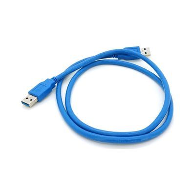 Дата кабель USB 3.0 AM/AM 1.5m blue Voltronic (YT-3.0AM+AM-1.5)