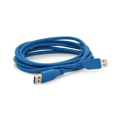 Дата кабель USB 3.0 AM/AM 2.0m Blue Voltronic (YT-3.0AM+AM-2.0)
