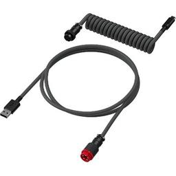 Дата кабель USB 2.0 AM to USB-C 1.37m coiled gray-black HyperX (6J679AA)