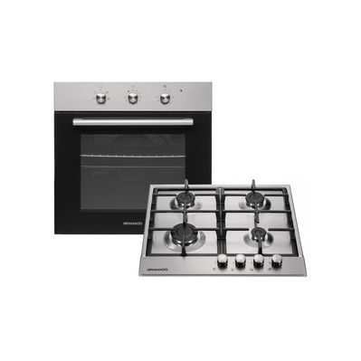 Комплект вбудованої техніки GRANADO GEO 61-0200 inox + GGH 61-104 inox