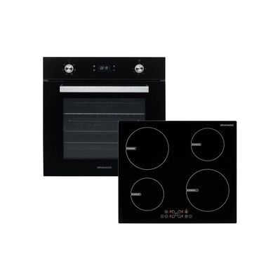 Комплект вбудованої техніки GRANADO GEO 62-1310 black + GIH 614