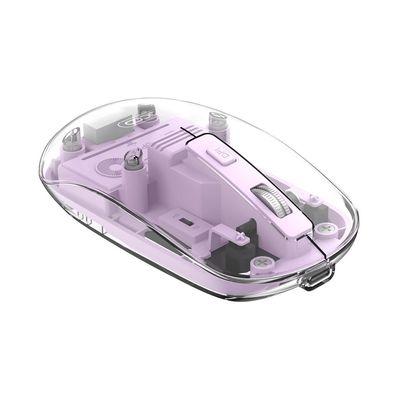 Мышка XO M12 Wireless Transparent/Pink (M12 Purple)