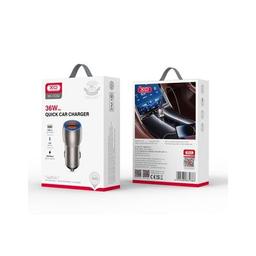 Зарядное устройство XO 2xUSB QC3.0 36W black (СC52-BK)